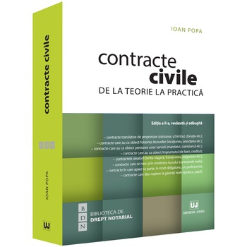 Contracte civile. De la teorie la practica, Ioan Popa Contracte civile. De la teorie la practica, Ioan Popa
