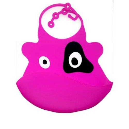 Bavetica pentru copii Bibilel, silicon, Roz, BBL1632