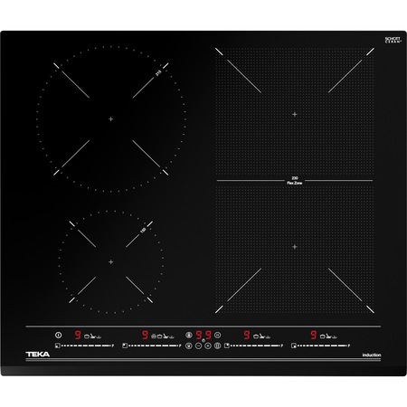 Plita incorporabila Teka IZF 64440 , Inductie, 4 zone de gatire, Touch Control, Quick Boilling, Programare electronica, 60 cm, Negru