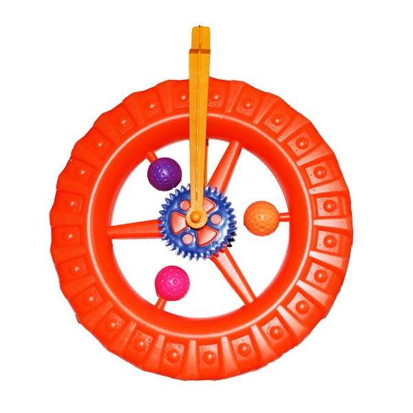 Jucarie de impins, Roata rosie