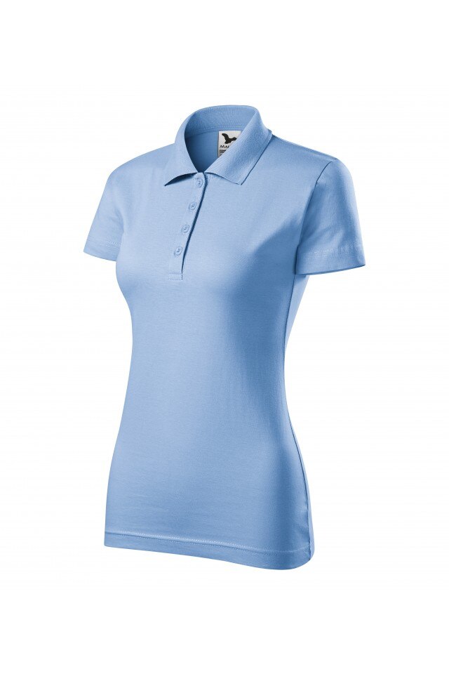 Tricou polo pentru femei, Albastru deschis, 223-15, Albastru