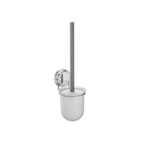 Perie wc si suport inox House of Roger cu ventuza HeavyLock de mare putere