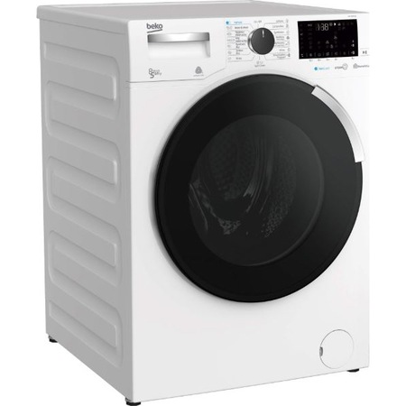 Masina de spalat rufe cu uscator Beko HTV8746XG, Spalare 8 kg, Uscare 5 kg, 1400 RPM, Clasa A, HomeWhiz, SteamCure, IonGuard, Motor ProSmart Inverter, Alb