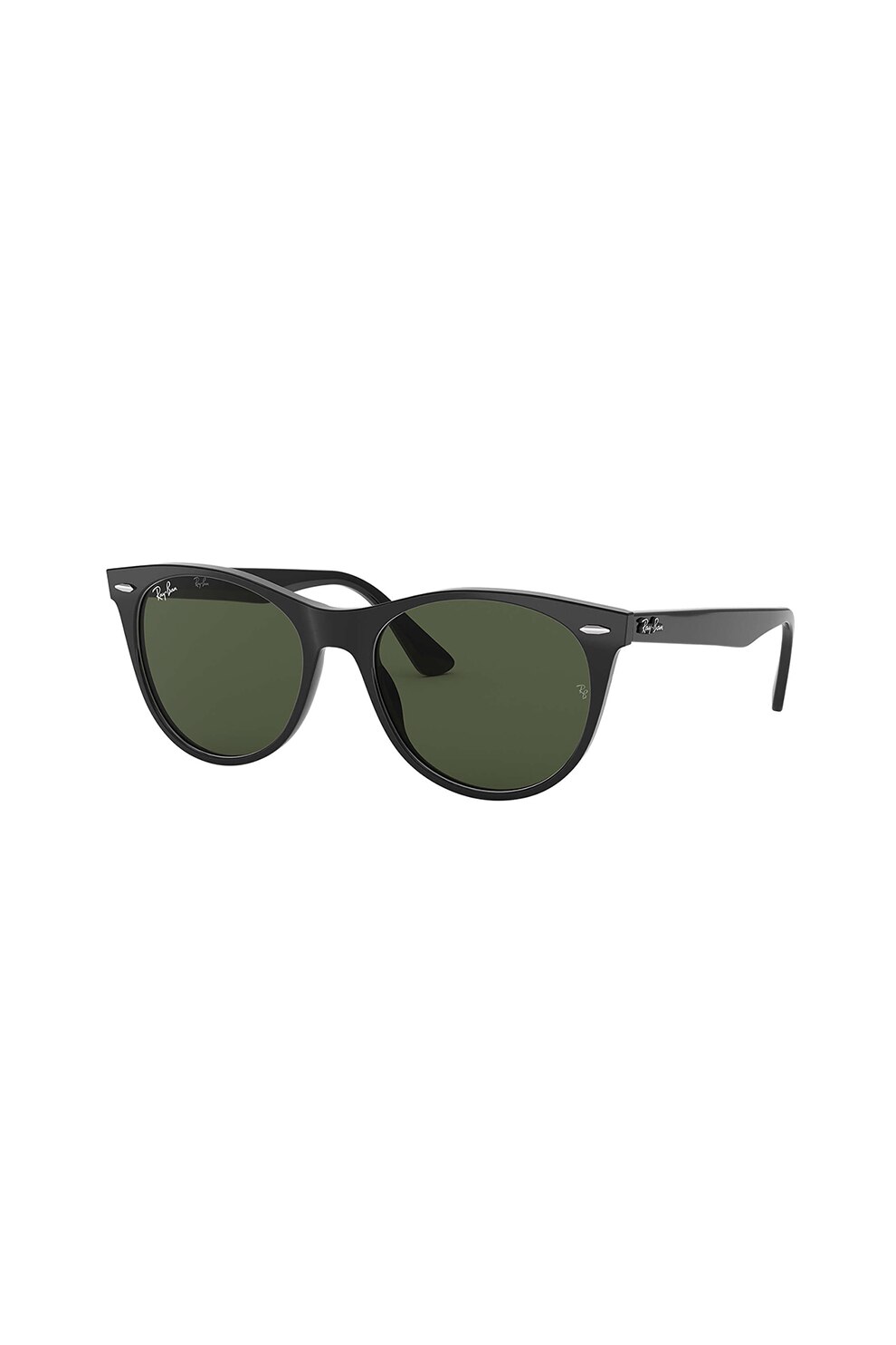Ray-Ban, Ochelari de soare rotunzi unisex, Negru, 55-18-145 Standard