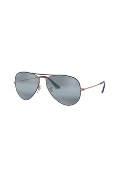 Ray-Ban, Ochelari de soare aviator cu lentile uni 3, Negru, 58-14-135 Standard Ray-Ban, Ochelari de soare aviator cu lentile uni 3, Negru, 58-14-135 Standard