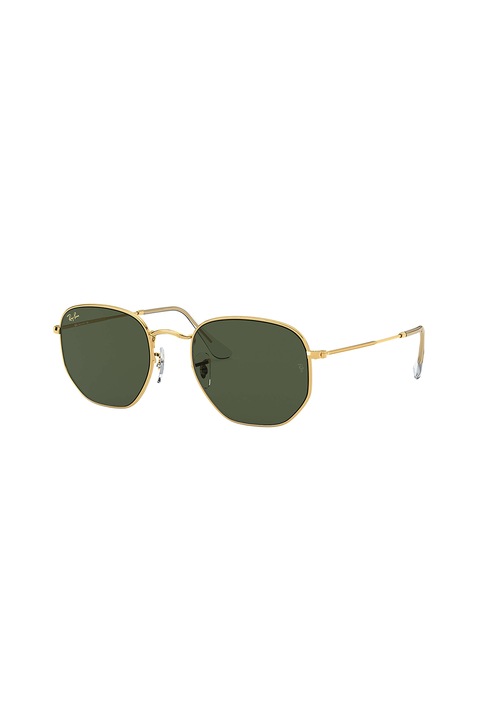 Ray-Ban, Унисекс слънчеви очила с преливащи стъкла - 65569, Зелен/Златист