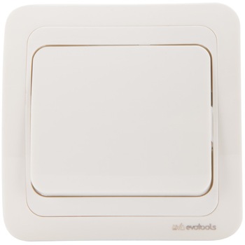 Intrerupator 1001 Evotools, 10 A, Montare Sub Tencuiala, Simplu Intrerupator 1001 Evotools, 10 A, Montare Sub Tencuiala, Simplu