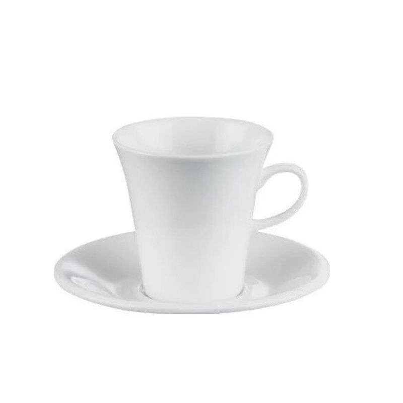 Ceasca ceai cu farfurioara portelan 300 ml