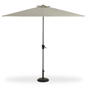 Umbrela de gradina Blooma Pali 242 x 228 x 124 cm taupe Umbrela de gradina Blooma Pali 242 x 228 x 124 cm taupe