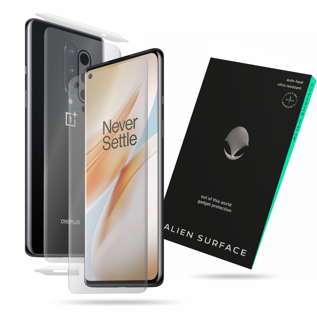 Folie Alien Surface, OnePlus 8, protectie ecran, spate, laterale