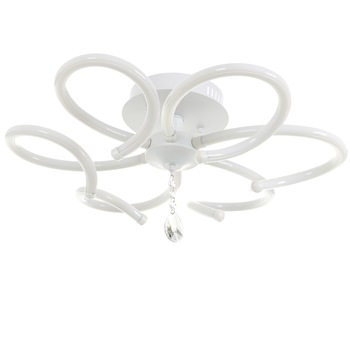 Plafoniera EL 2013/6 WH , Alb, LED 48W 3000-4000-6000k Plafoniera EL 2013/6 WH , Alb, LED 48W 3000-4000-6000k