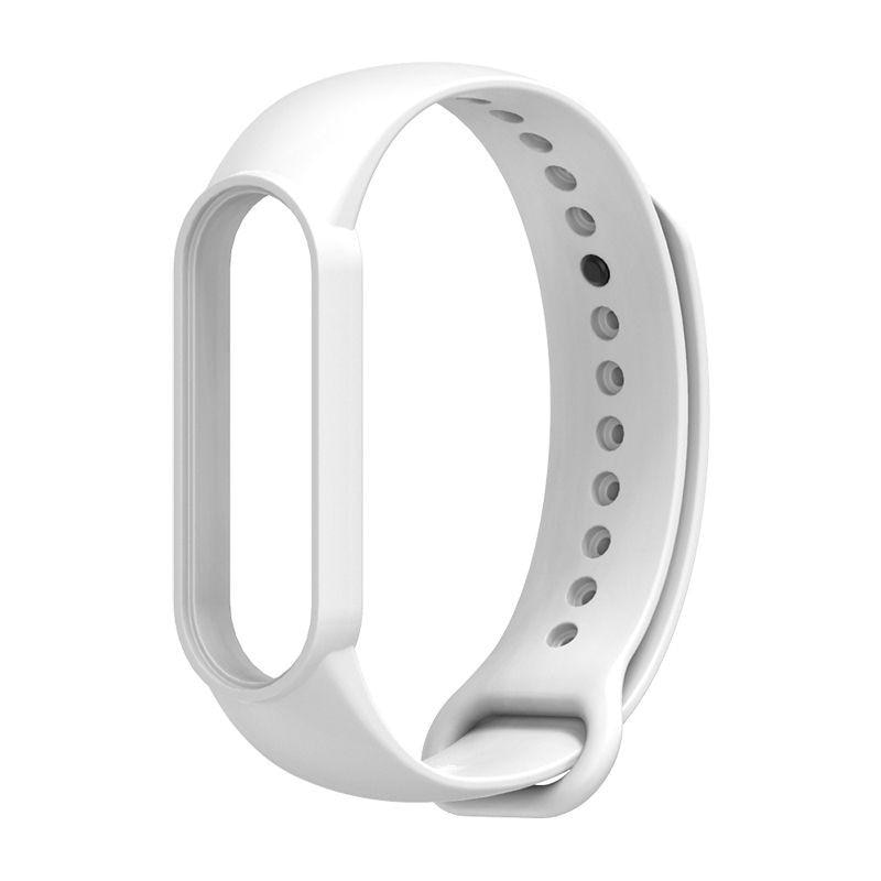 Curea silicon Tech-Protect Icon Xiaomi Mi Band 5/6/6 NFC White