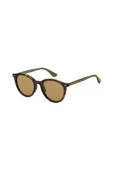 Tommy Hilfiger, Ochelari de soare pantos unisex, Maro inchis/verde feriga, 51-21-140 Standard Tommy Hilfiger, Ochelari de soare pantos unisex, Maro inchis/verde feriga, 51-21-140 Standard