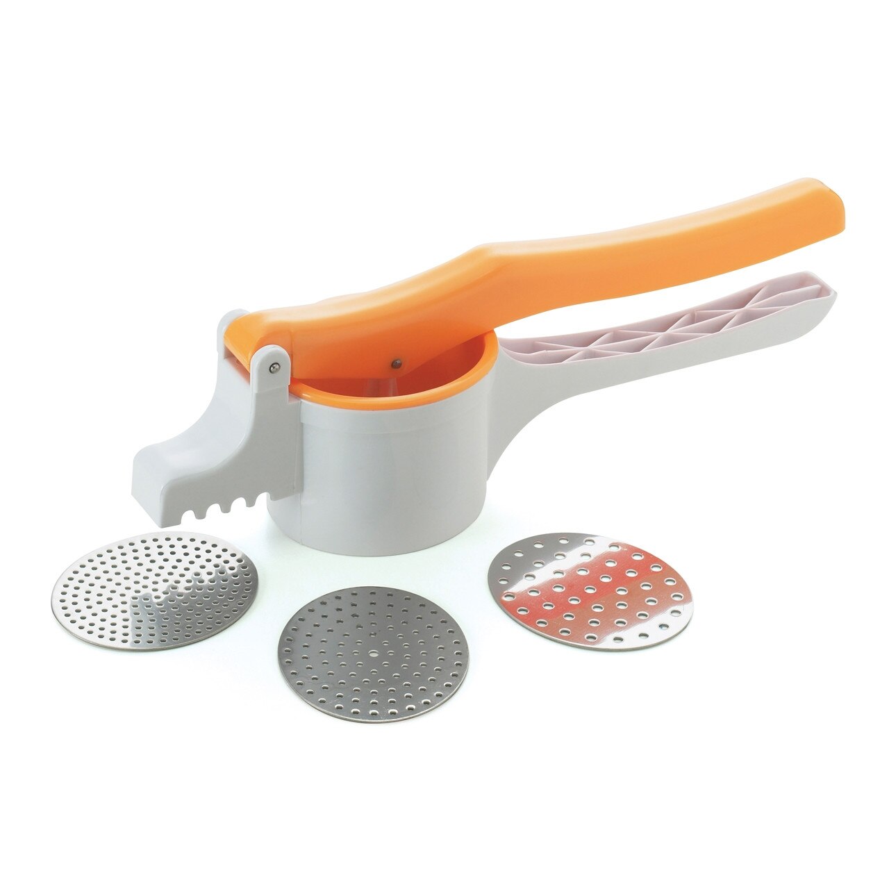 Zdrobitor pentru legume si fructe,Color Life, presa cartofi , zdrobitor pentru piure din legume sau fructe, 3 site