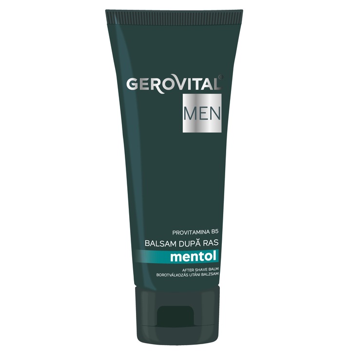 Балсам за след бръснене Gerovital Men, С ментол, 100 мл