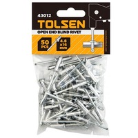 Nituri pop 4,8x16 mm din aluminiu punga 50 bucati deschis si orb Tolsen 43012