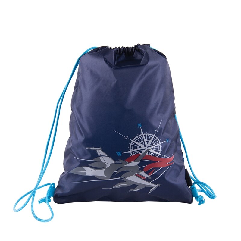 Sac sport Air Force pentru baieti, Pulse, 1 Compartiment, Inchidere cu snur, 12 l, Albastru
