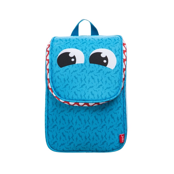 Rucsac pentru mancare, Zipit, Wildlings, Albastru, Poliester, 22 x 11 x 27 cm