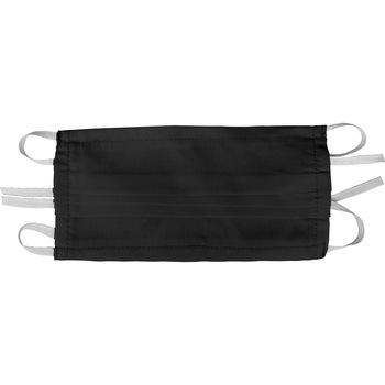 Masca refolosibila din bumbac, 3 pliuri 1 strat, model universal, culoare Negru Masca refolosibila din bumbac, 3 pliuri 1 strat, model universal, culoare Negru