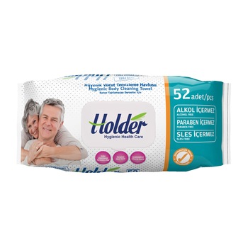 Servetele umede igienice, pentru adulti, Holder, 52 bucati Servetele umede igienice, pentru adulti, Holder, 52 bucati