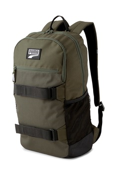 Puma, Rucsac unisex cu aplicatie logo Deck, Verde sparanghel Puma, Rucsac unisex cu aplicatie logo Deck, Verde sparanghel