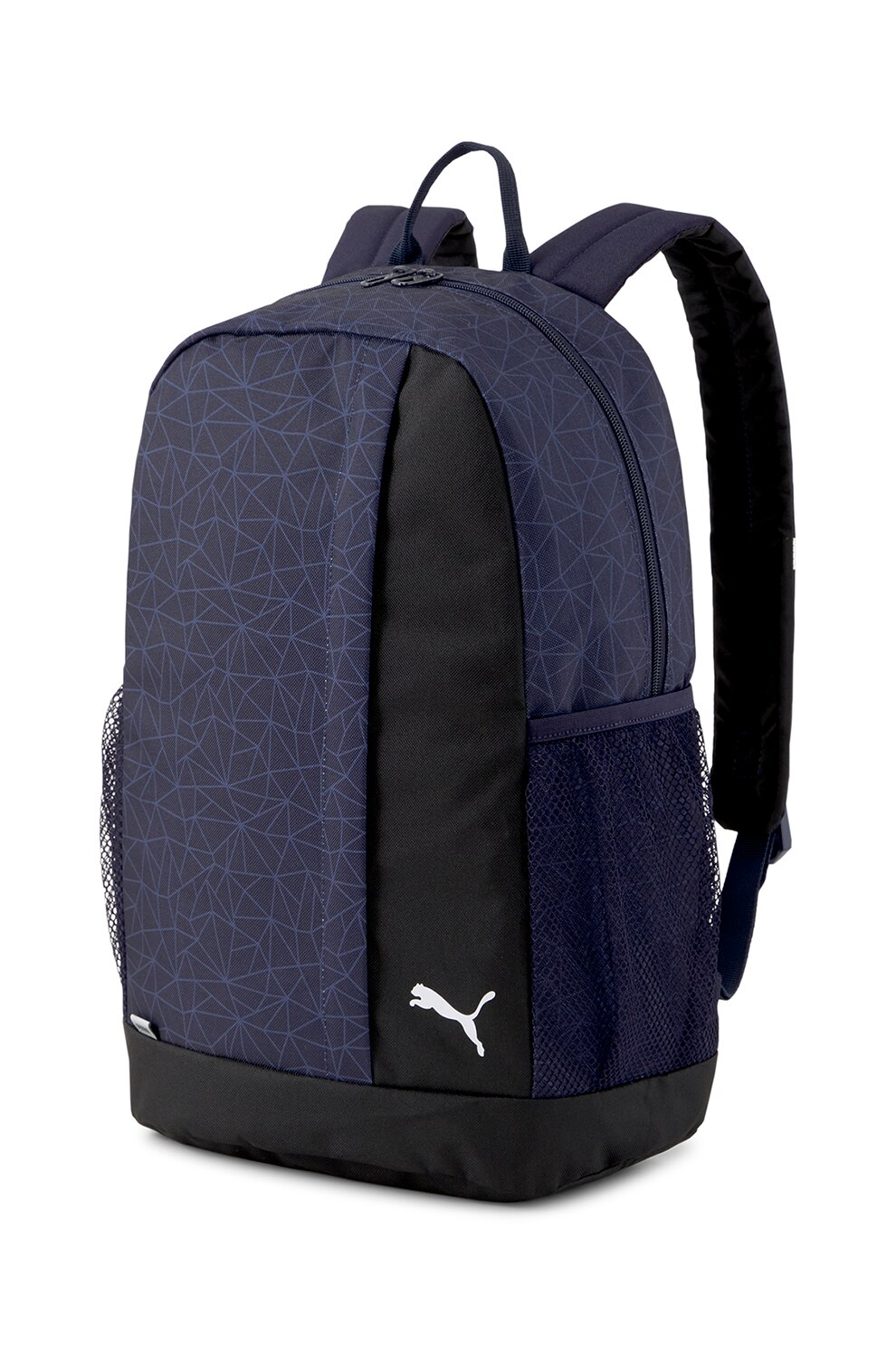 Puma, Rucsac unisex cu model geometric Beta, Bleumarin