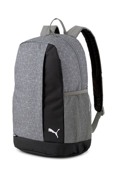 Puma, Rucsac unisex cu model geometric Beta, Gri Puma, Rucsac unisex cu model geometric Beta, Gri