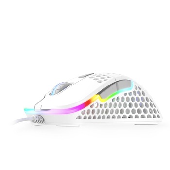Mouse Gaming Xtrfy M4 White RGB, Alb Mouse Gaming Xtrfy M4 White RGB, Alb