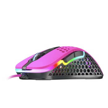 Mouse Gaming Xtrfy M4 Pink RGB, Roz Mouse Gaming Xtrfy M4 Pink RGB, Roz