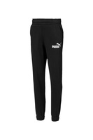 Puma, Pantaloni sport cu detaliu logo, Negru, 116 CM Standard
