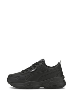 Puma, Pantofi sport de piele ecologica Cilia Mode PS, Negru, 28.5 EU Puma, Pantofi sport de piele ecologica Cilia Mode PS, Negru, 28.5 EU