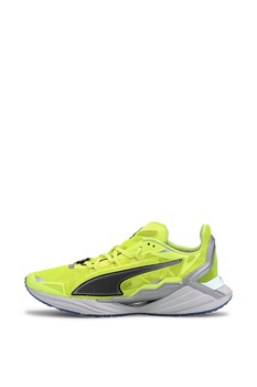 Puma, Pantofi slip-on pentru alergare UltraRide FM Xtreme, Galben neon/Gri/Negru, 4 Puma, Pantofi slip-on pentru alergare UltraRide FM Xtreme, Galben neon/Gri/Negru, 4