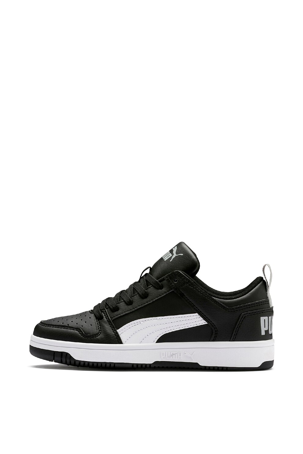 Puma, Pantofi sport de piele ecologica Rebound Layup