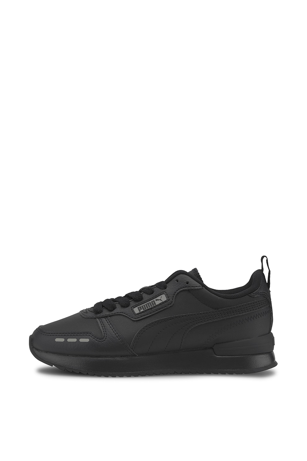 Puma, Pantofi sport de piele ecologica R78 SL Jr, Negru