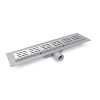 Rigola dus MTS 9302 - 40 cm Reyn M02 cu scurgere inox si sifon iesire 50 mm