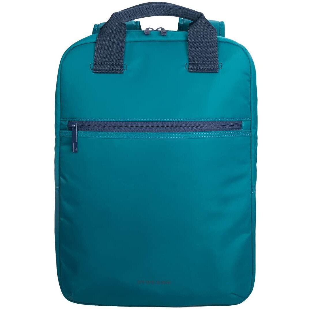 Rucsac pentru notebook, Tucano, Antifurt, 13/14 Inch, Poliester, Albastru deschis, 42.6 x 31.6 x 6 cm
