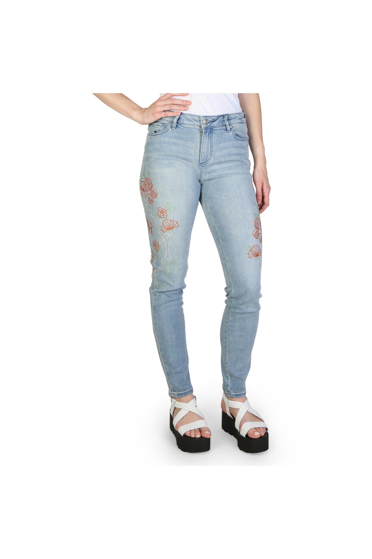 Blugi femei Armani Exchange model 3ZYJ01Y3CRZ, Albastru