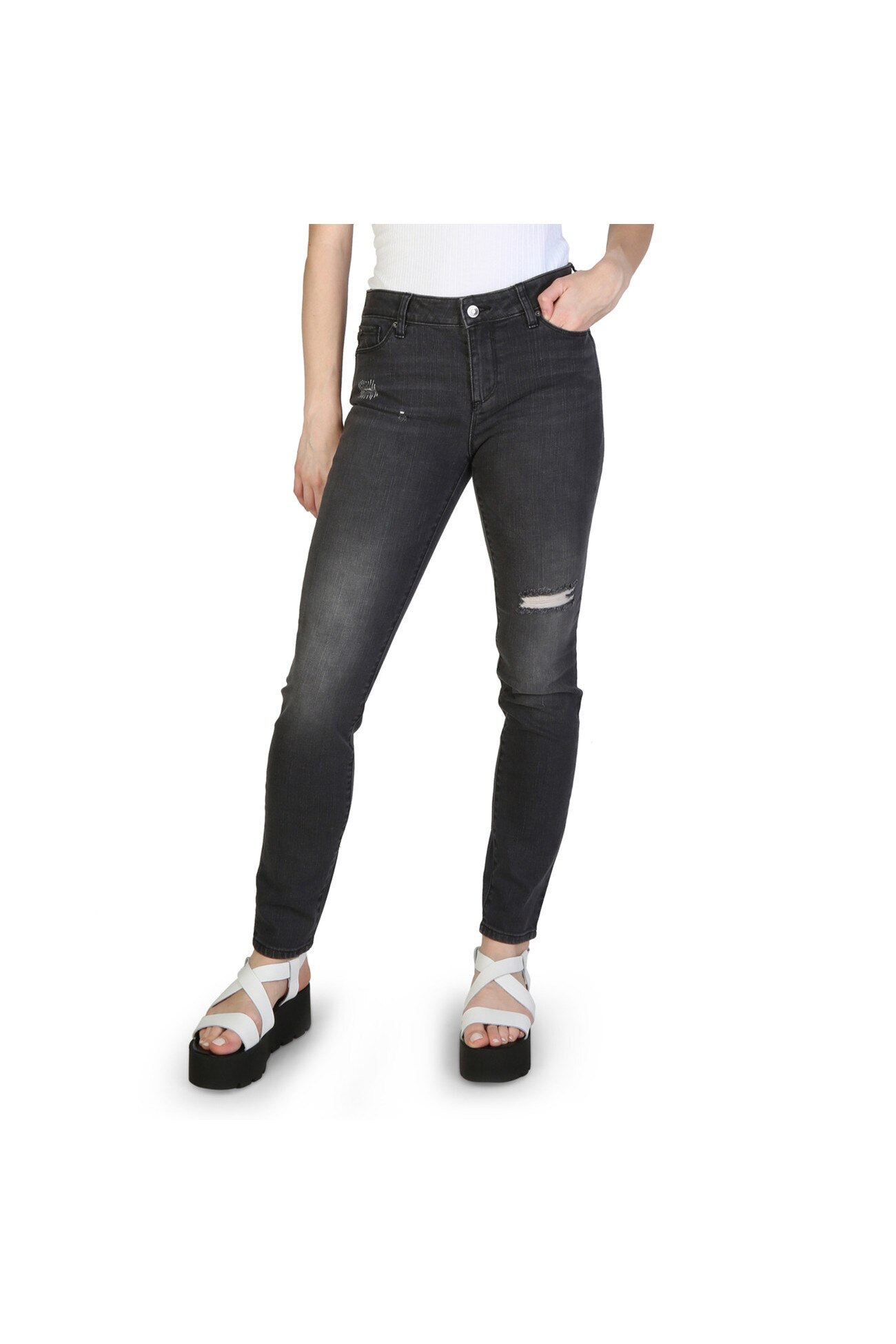 Blugi femei Armani Exchange model 3ZYJ69Y2CDZ, Gri