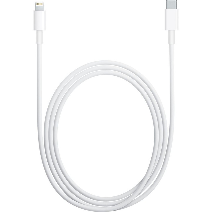 Cablu compatibil iPhone cu conector USB type C, lungime 1m, fast charge