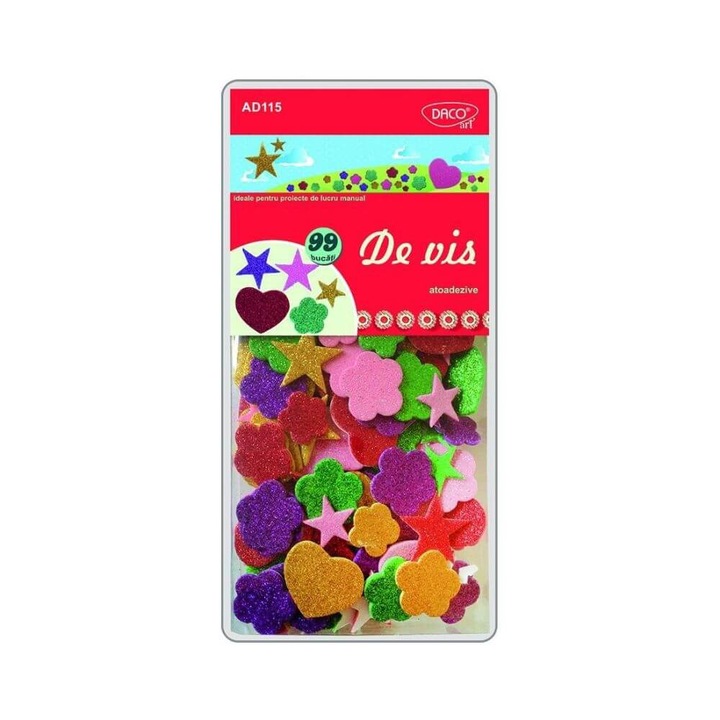 DACO habformák, álommodell, változó méretek, 99 db/szett, többszínű