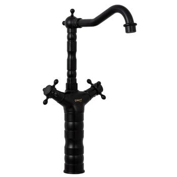 Baterie lavoar TRENDY'S, montare pe balt , negru mat Baterie lavoar TRENDY'S, montare pe balt , negru mat