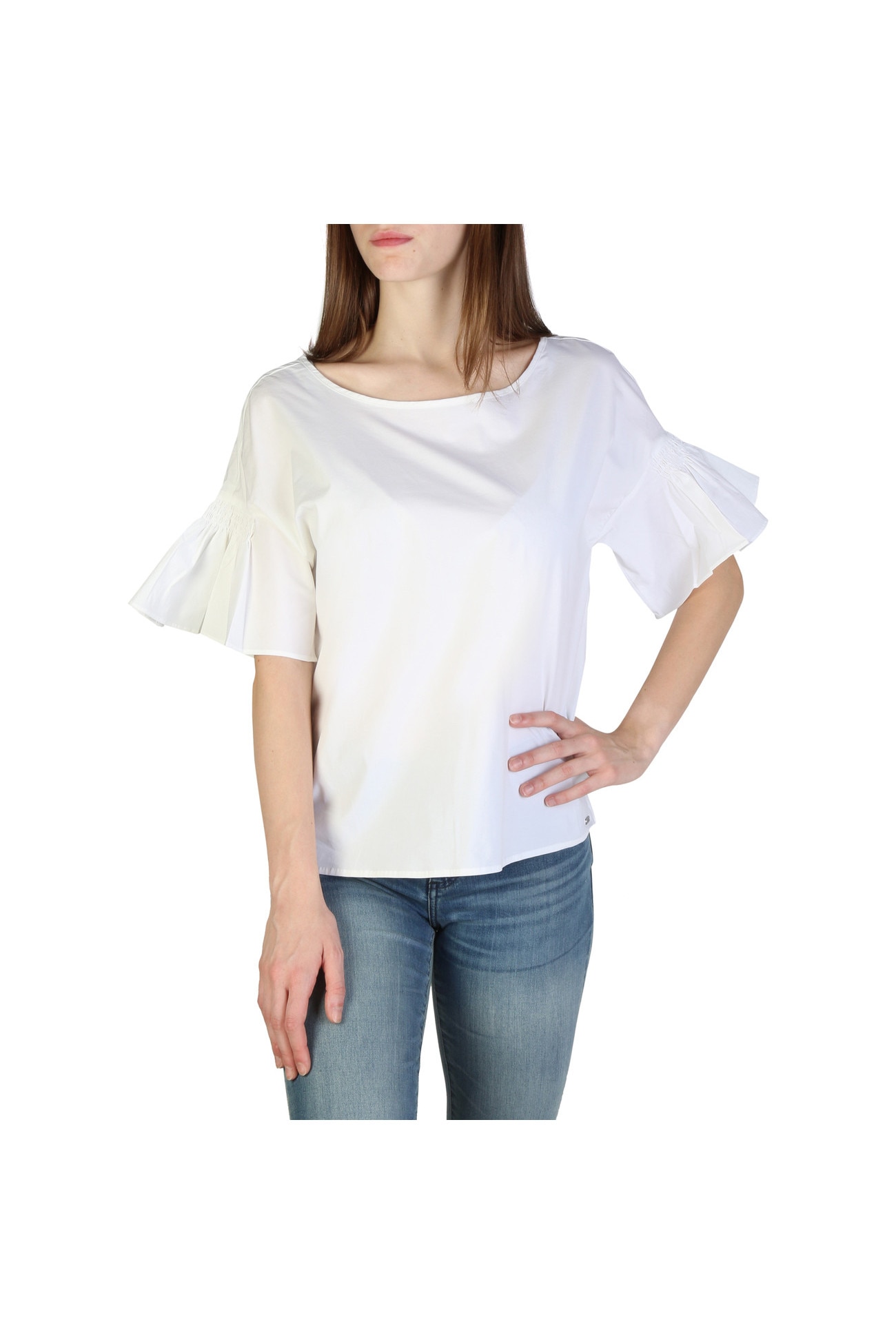 Tricou femei Armani Exchange model 3ZYH09YNP9Z, Alb