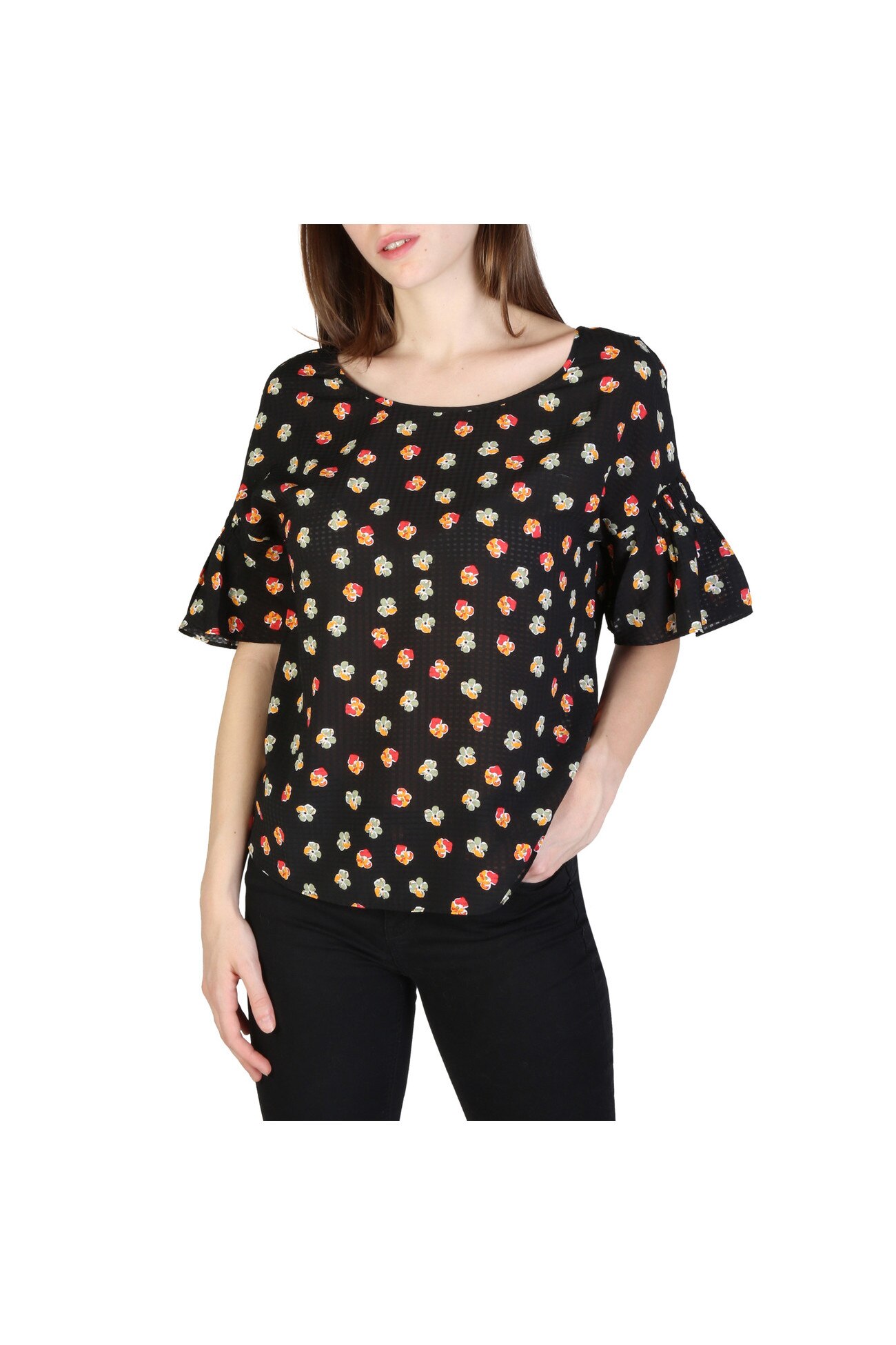 Tricou femei Armani Exchange model 3ZYH09YNBQZ, Negru