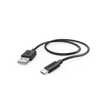 Cablu de incarcare / date Hama Micro-USB, 0.6 m, negru Cablu de incarcare / date Hama Micro-USB, 0.6 m, negru