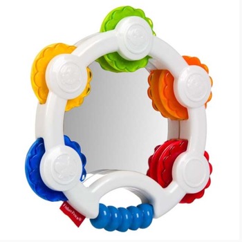 Jucarie zornaitoare cu oglinda, Fisher Price rattle, 3+ luni, Multicolor Jucarie zornaitoare cu oglinda, Fisher Price rattle, 3+ luni, Multicolor