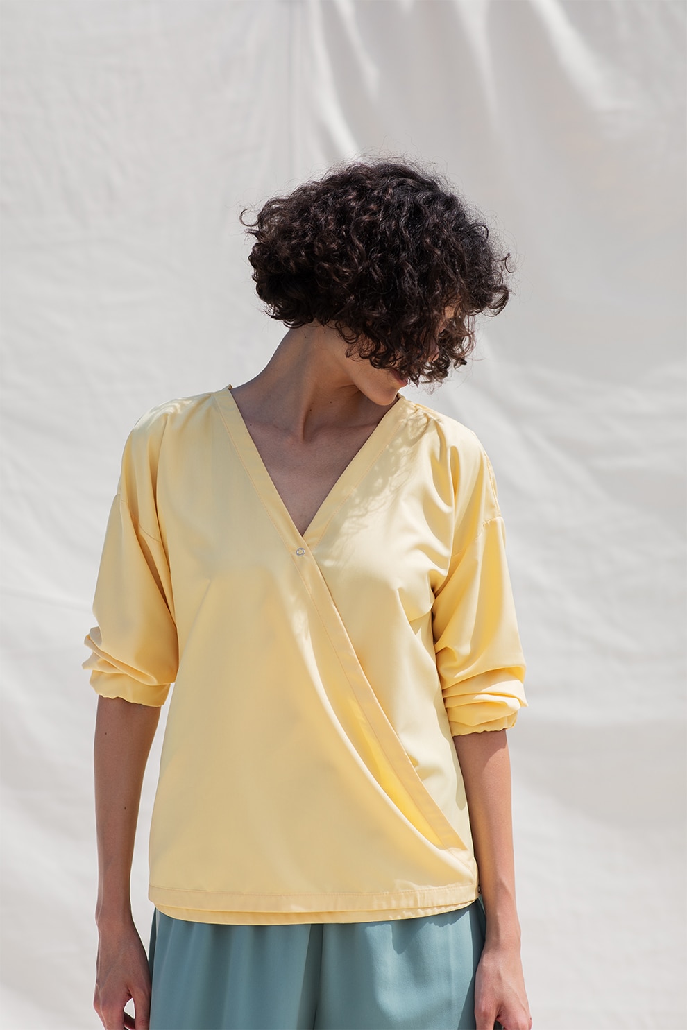 UNDRESS, Bluza 7in1, cu maneci lungi, Galben, XS