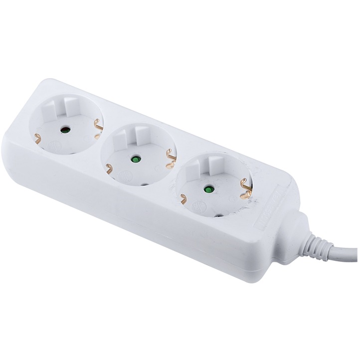 Удължител EvoTools, 3 гнезда, защита от деца, 3x1mm², дължина 3 m