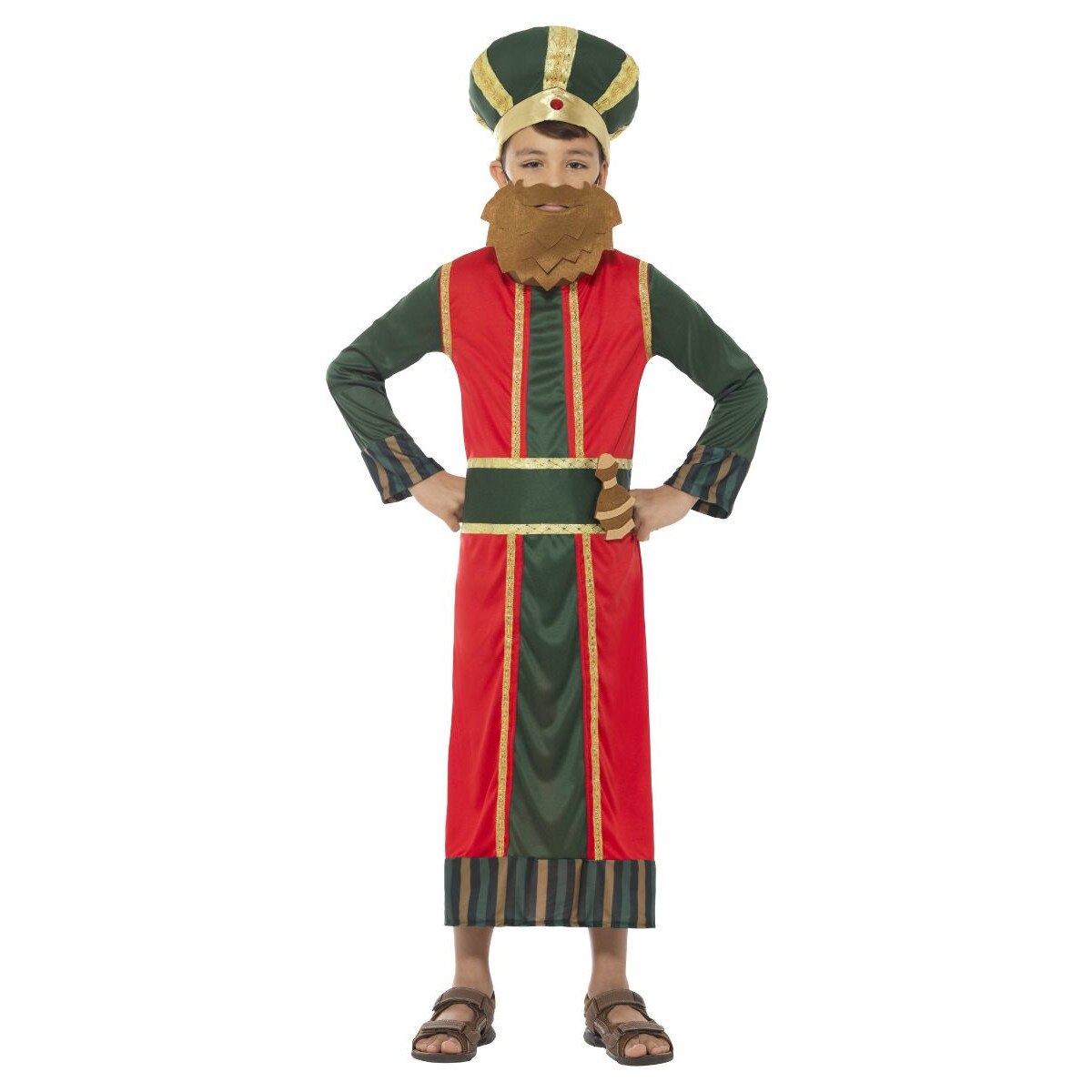 Costum copii regele Gaspar, marimea 7-9 ani, Smiffy