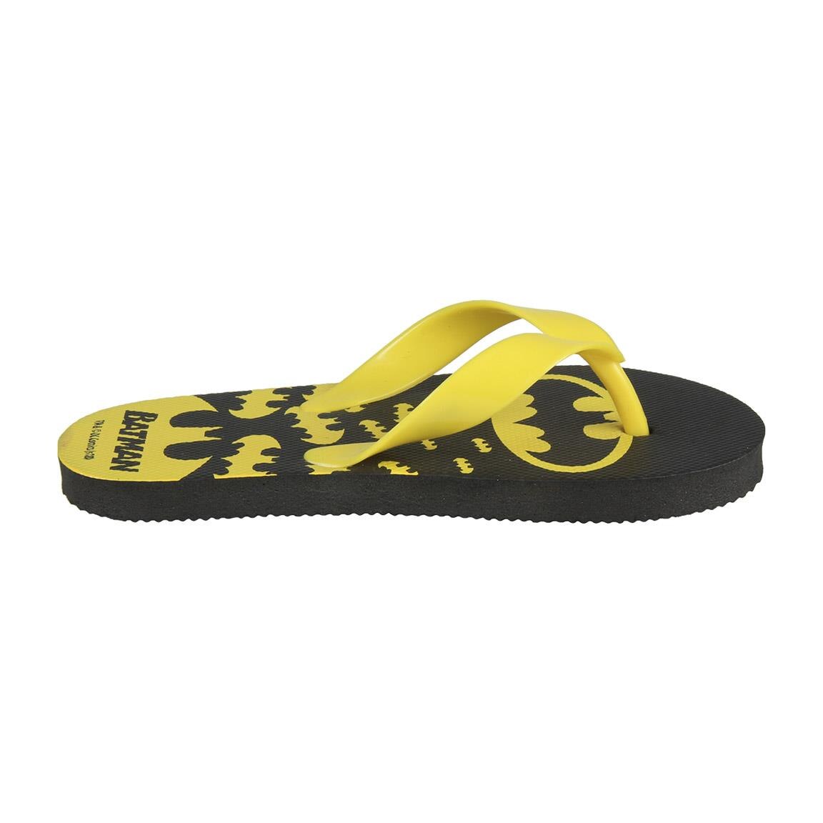 Papuci flip flop Batman 3859, Negru/Galben