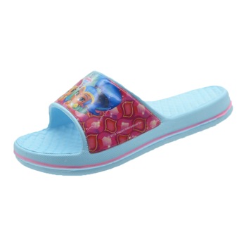 Papuci din spuma Eva pentru fete Setino Shimmer & Shine 870-421, Turcoaz Papuci din spuma Eva pentru fete Setino Shimmer & Shine 870-421, Turcoaz